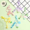 Pastel Flower Charm Keychain 2