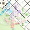Pastel Flower Charm Keychain 3