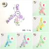 Pastel Flower Charm Keychain 5