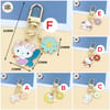 Hello Kitty Metal Charm Keychain 4