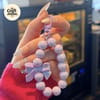Pastel Beaded Bow Keychain 2