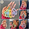 Pastel Beaded Bow Keychain 4