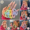 Pastel Beaded Bow Keychain 5
