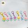 Cute Flower & Tulip Charm Keychain 2