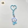 Cute Flower & Tulip Charm Keychain 3
