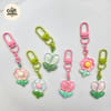 Tulip Charm Keychain 1