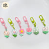 Flower Charm Keychain 1