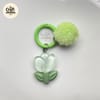 Tulip Pom Pom Charm Keychain 5