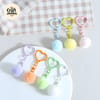 Pom Pom Love Keychain 1
