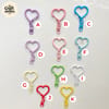 Colorful Swivel Clasp Love Shape 4