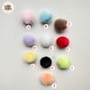 Fluffy Faux Fur & Curly Yarn Pom Pom 4