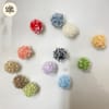 Fluffy Faux Fur & Curly Yarn Pom Pom 2