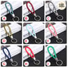 Braided Leather Loop Keychain 3