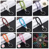 Braided Leather Loop Keychain 5