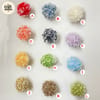 Fluffy Faux Fur & Curly Yarn Pom Pom 4