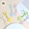 Glossy Sakura Flower Keychain 1