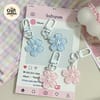 Glossy Sakura Flower Keychain 1