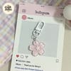 Glossy Sakura Flower Keychain 4