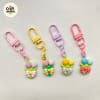 Blooming Tulip Bouquet Keychain 1