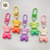 Gradient Teddy Bear Keychain 1