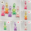 Gradient Teddy Bear Keychain 5