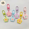 Pastel Daisy Bouquet Keychain 1