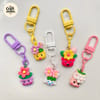 Mini Flower Pot Charm Keychain 1
