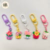 Mini Flower Pot Charm Keychain 2