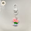 Mini Flower Pot Charm Keychain 3