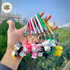Cute Sanrio Cartoon Braided Keychain 2