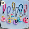 Moon Character Braided Keychain 1