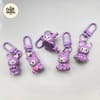 Purple Bunny Character Keychain 1