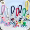 Cycle Cartoon Braided Keychain 1