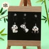 Cute Panda Resin Mini Keychain 3