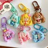 Ponytail Long Hair Girl Keychain 2