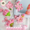 Elegant Floral Bell Keychain 1