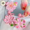 Elegant Floral Bell Keychain 2