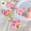 Elegant Floral Bell Keychain 4