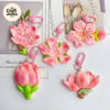 Elegant Floral Keychain 1