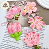 Elegant Floral Keychain 3