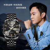 OLEVS 9931G New Exclusive Design Quartz Watch for Men(Full Black) 2