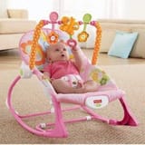 Baby Rocker with Musical Toy Bar & Vibrations 4