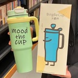Original BingBa Cup 40oz “Mood The Cup” Insulated Tumbler 1