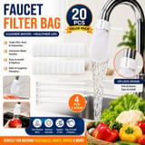 20 Pcs Universal Faucet Filter Cotton (With 4 T-Straps) 1