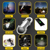 7 Modes High Power LED + COB Keychain Flashlight (Type-C Rechargeable) 4