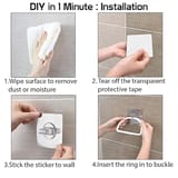Self Adhesive Towel Ring Holder 5