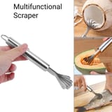 Stainless Steel Multifunctional Fish Scaler & Coconut Scraper 1