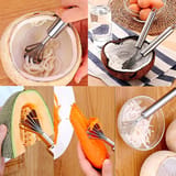Stainless Steel Multifunctional Fish Scaler & Coconut Scraper 3