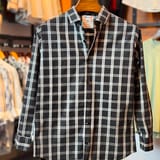 Aurenzo Black Check Casual Shirt 1