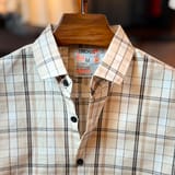 Aurenzo White & Grey Check Casual shirt 2